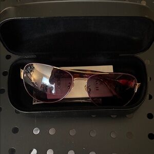 Coach Violet Aviator Sunglasses